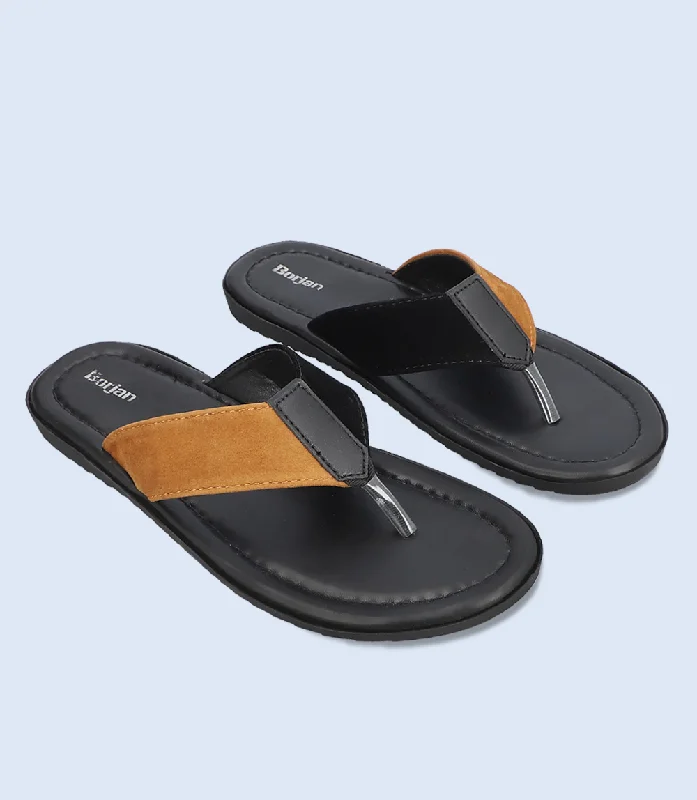 BM5536-BLACK-Men Chappal