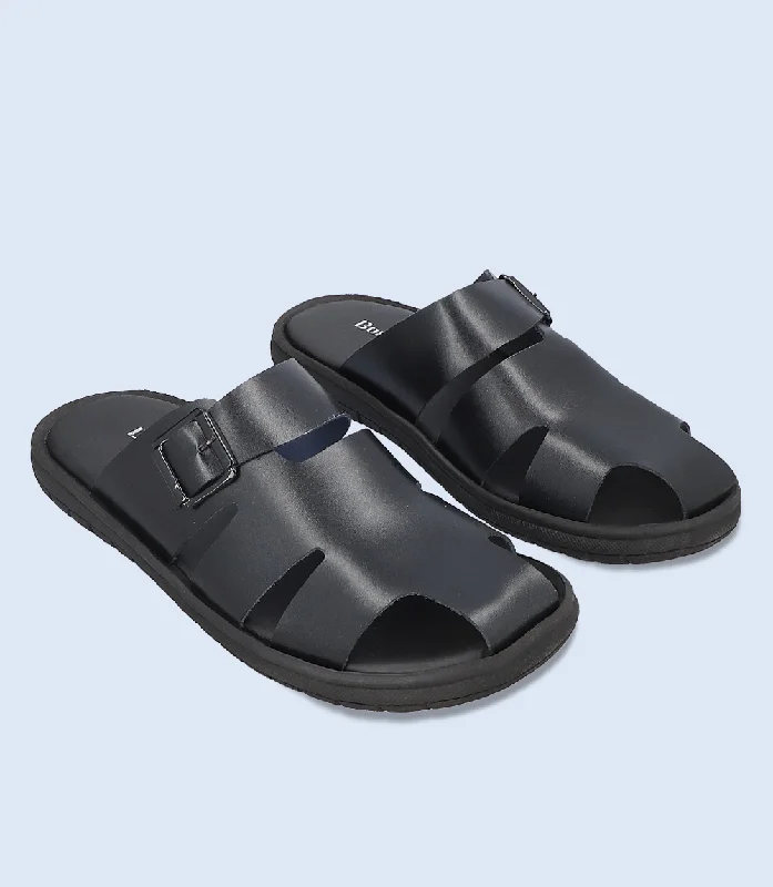 BM5794-BLACK-Men Slipper