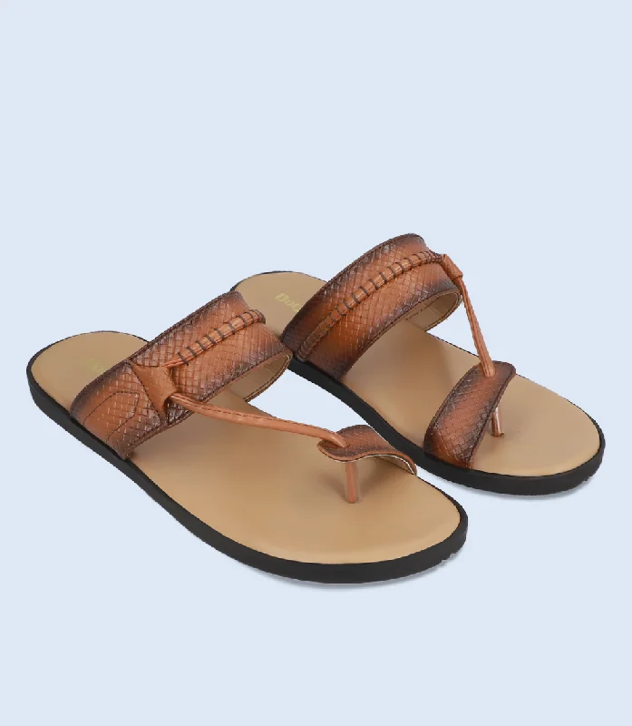 BM5795-TAN-Men Chappal