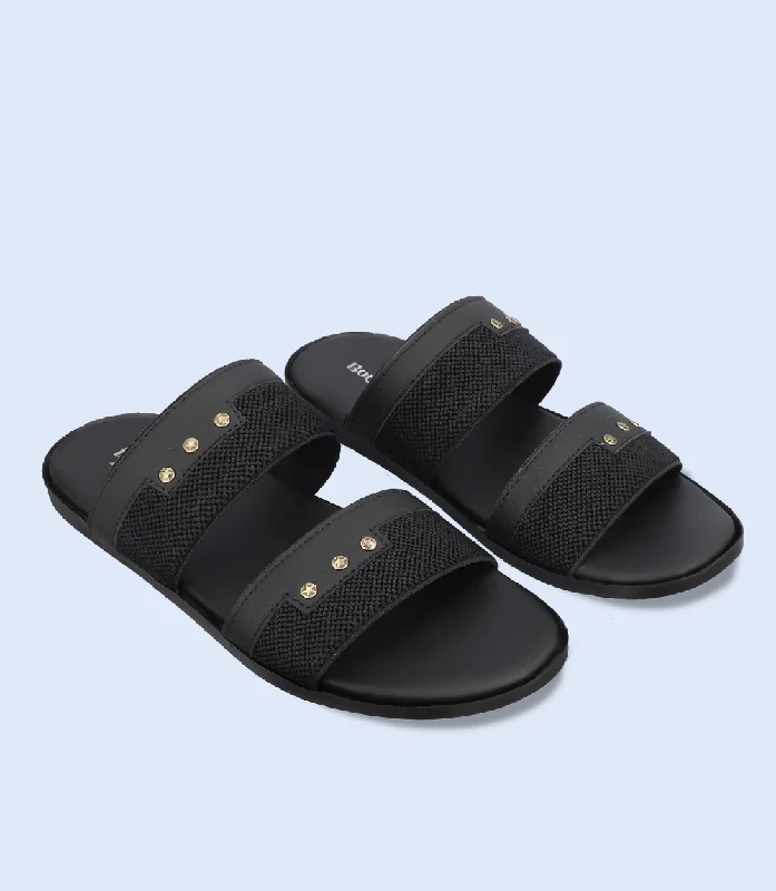 BM5824-BLACK-Men Slipper