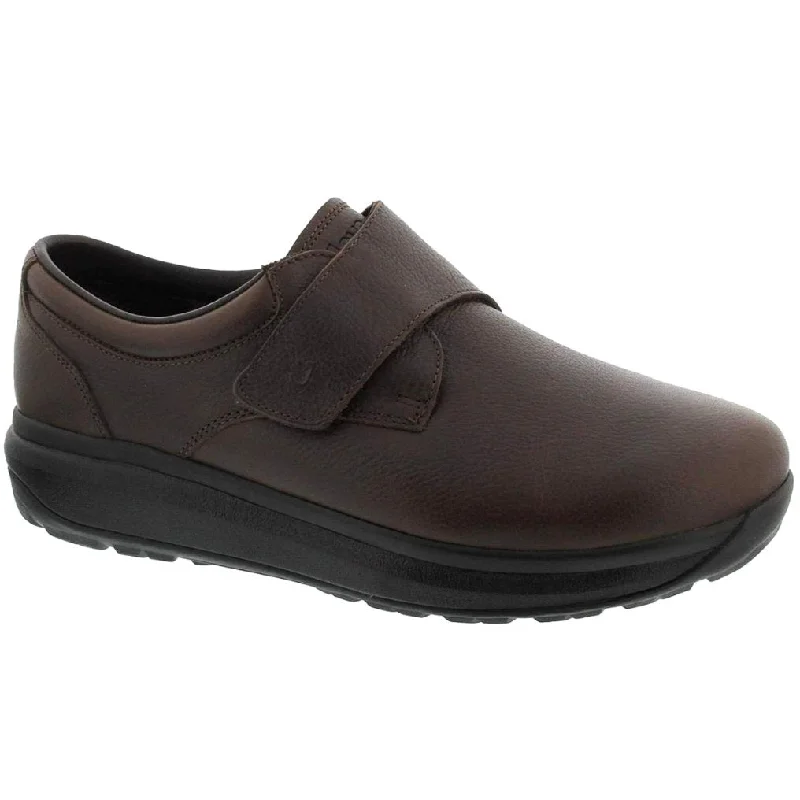 Edward Full Grain Leather Men's Wide Slip-On Shoes