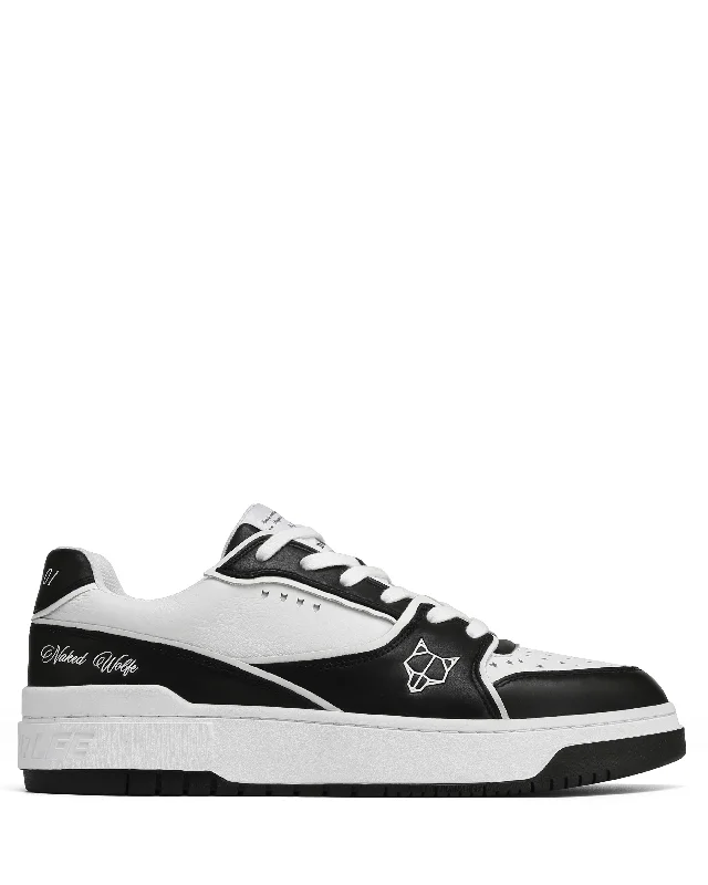 NW-01 Black/White Leather