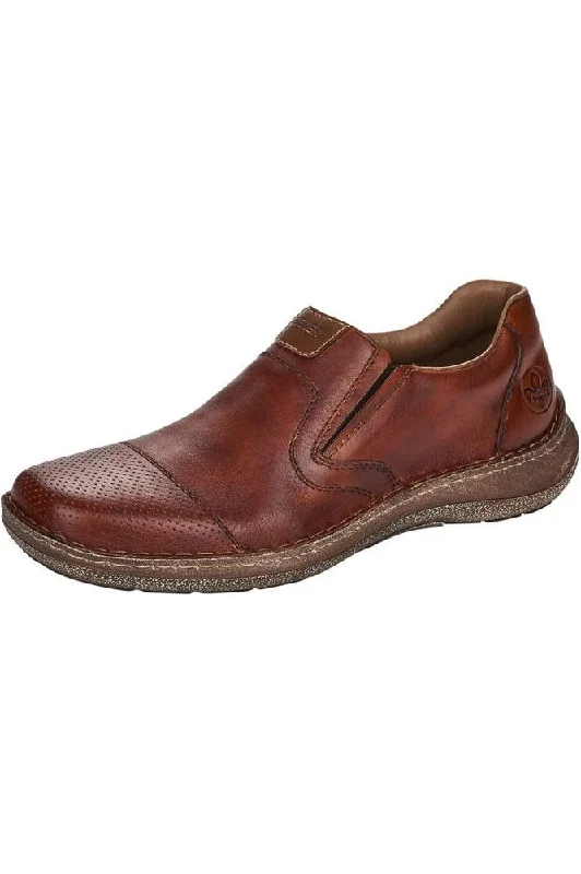 Rieker Mens Slip on Shoe 03056 24 brown