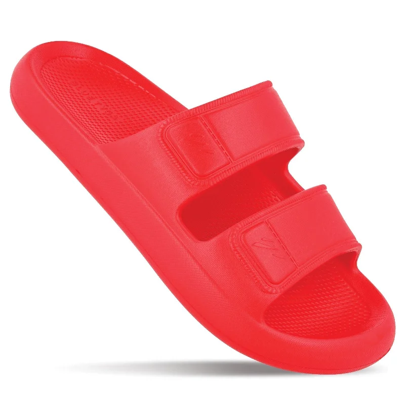 Walkaroo Mens Flip Flop Slippers  - BT4823 Red