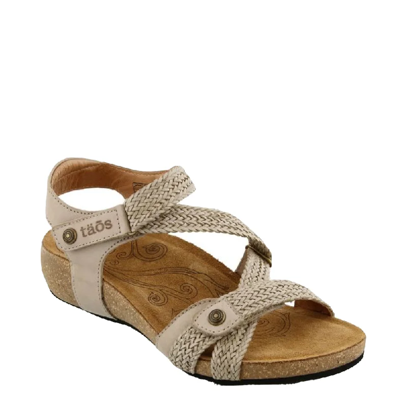 Taos Women's Trulie Strap Sandal in Stone