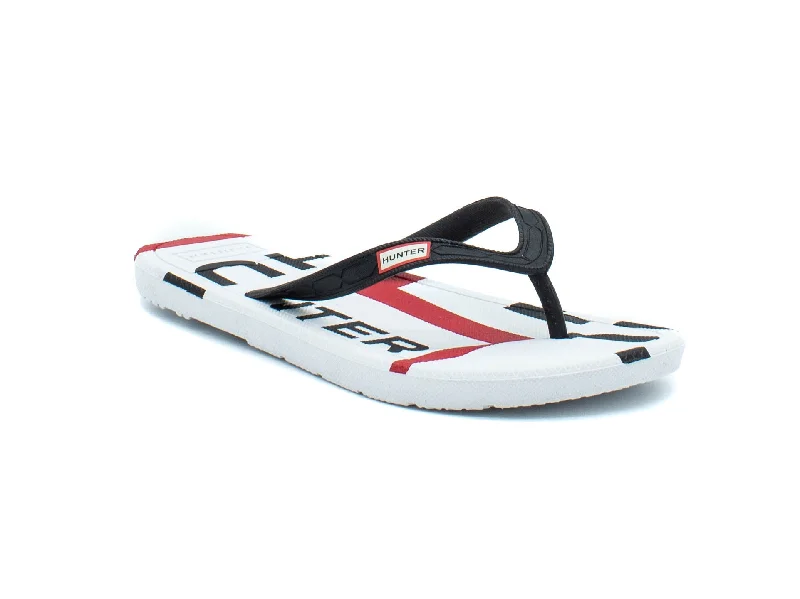 HUNTER Exploded Logo Flip Flop