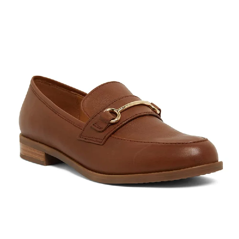 Paragon Loafer in Mid Brown Leather