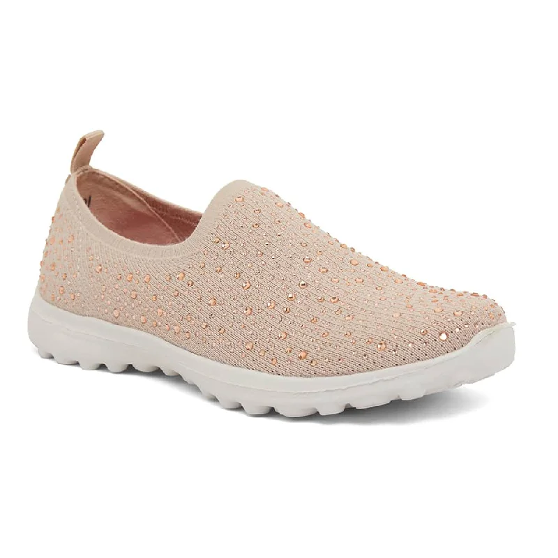 Parlour Sneaker in Blush Diamante