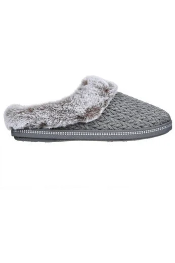 Skechers Ladies Slippers Cozy Campfire 167623 grey